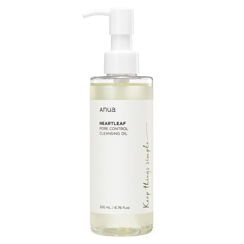 anua heatleaf pore control cleasing oil kween skin