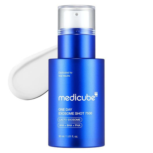 medicube one day exosome shot 7500 kween skin